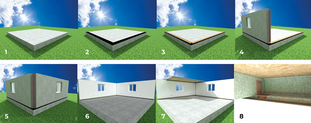 Finalna montaža 2D prefabrikata na gradilištu